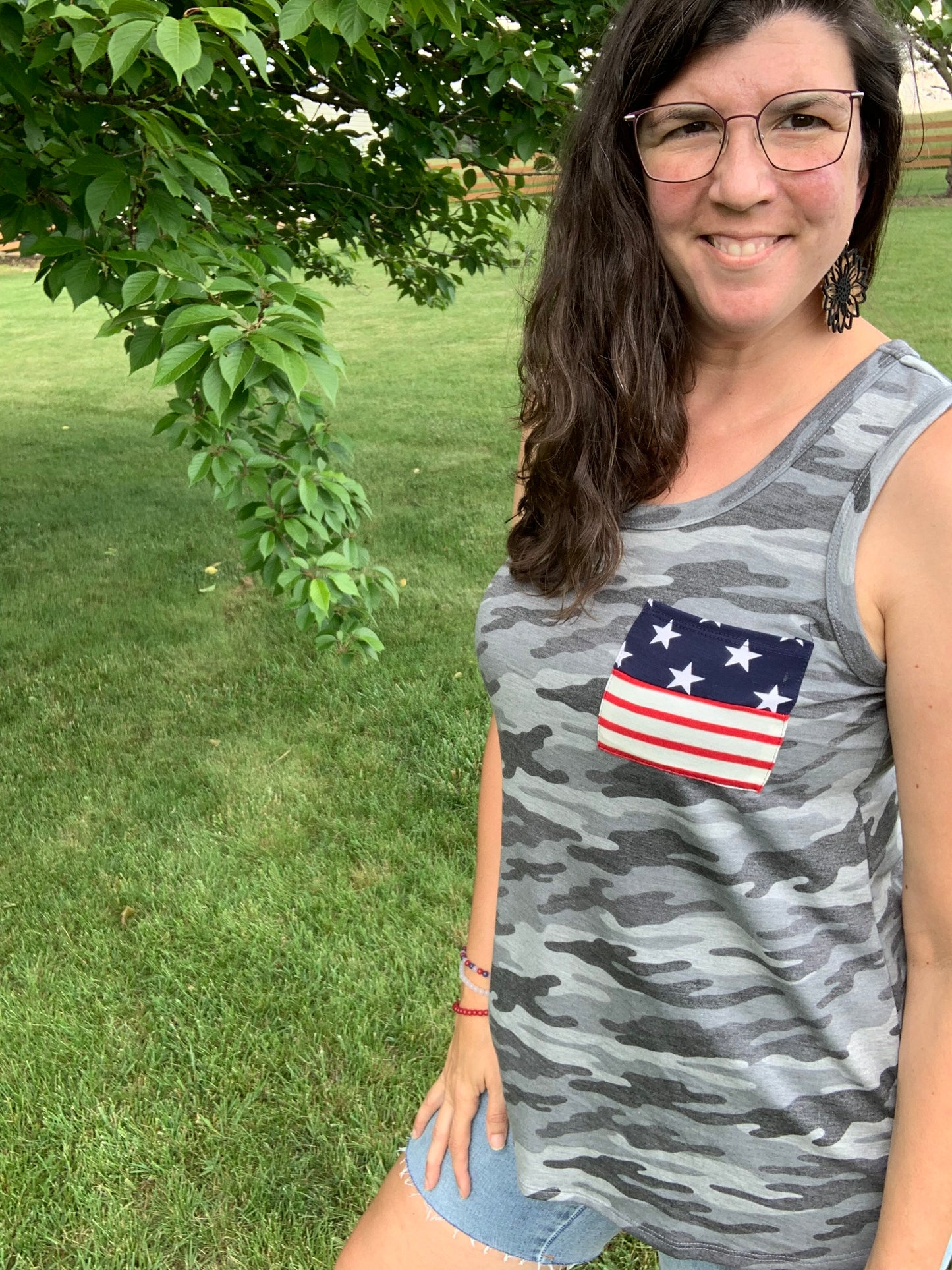 Americana Camo Tank Top