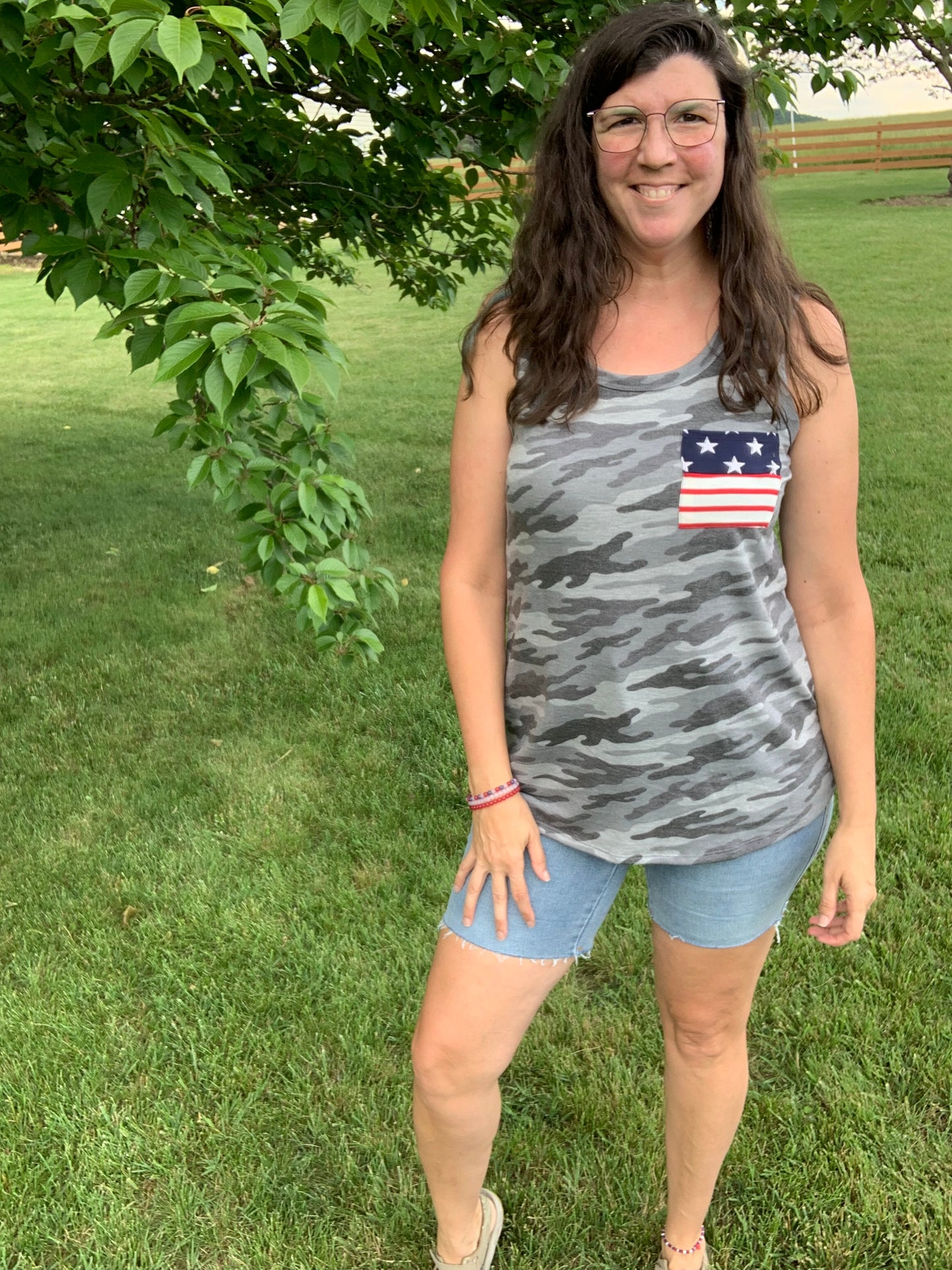 Americana Camo Tank Top